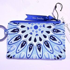 Vera Bradley Blue Star Medallion ID wallet